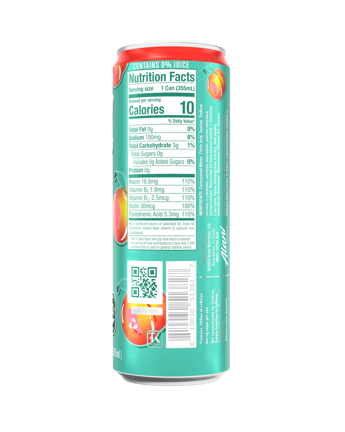 Alani Nu Energy Drink - Juicy Peach Y2 - image 3