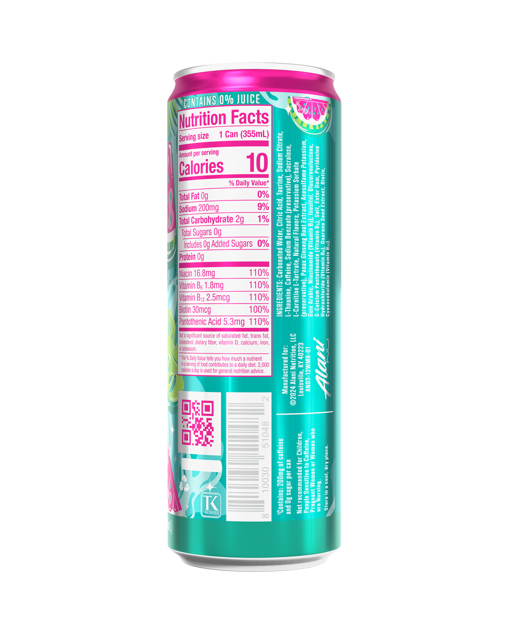 Alani Nu Energy Drink - Watermelon Wave L7 - image 3
