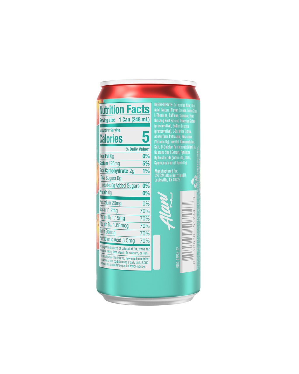 Alani Nu Mini Energy - Juicy Peach A5 - image 3