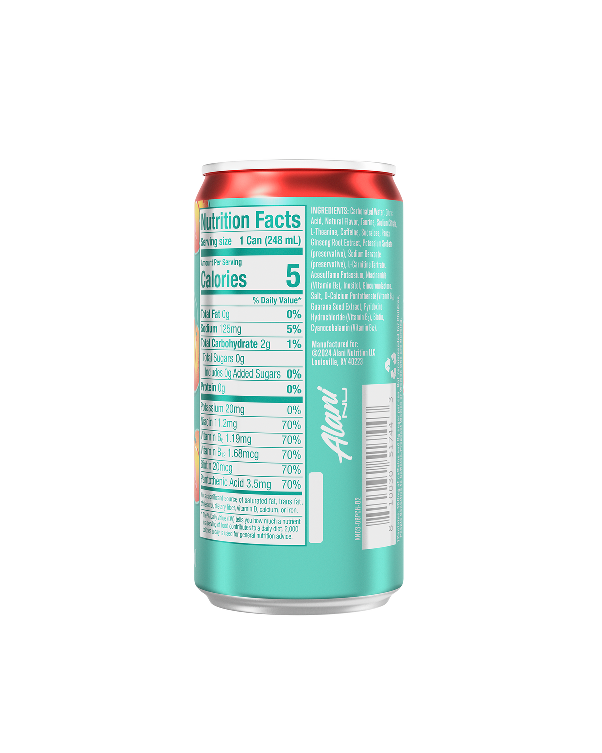 Alani Nu Mini Energy - Juicy Peach A5 - image 3